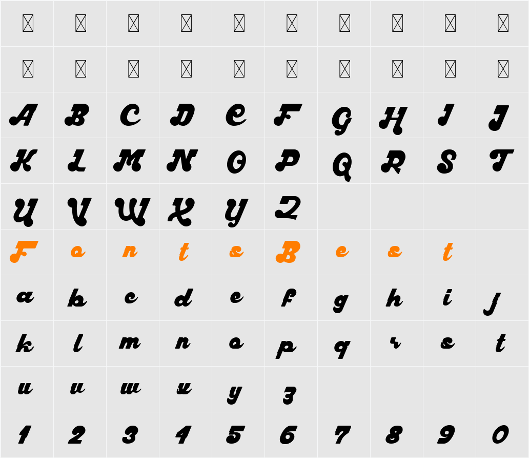 Harllem Character Map
