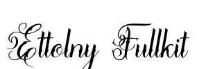 Ettolny Fullkit Font Image