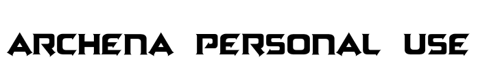Archena Personal Use