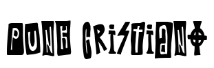 Punk Cristiano Font Image