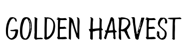 Golden Harvest Font Image