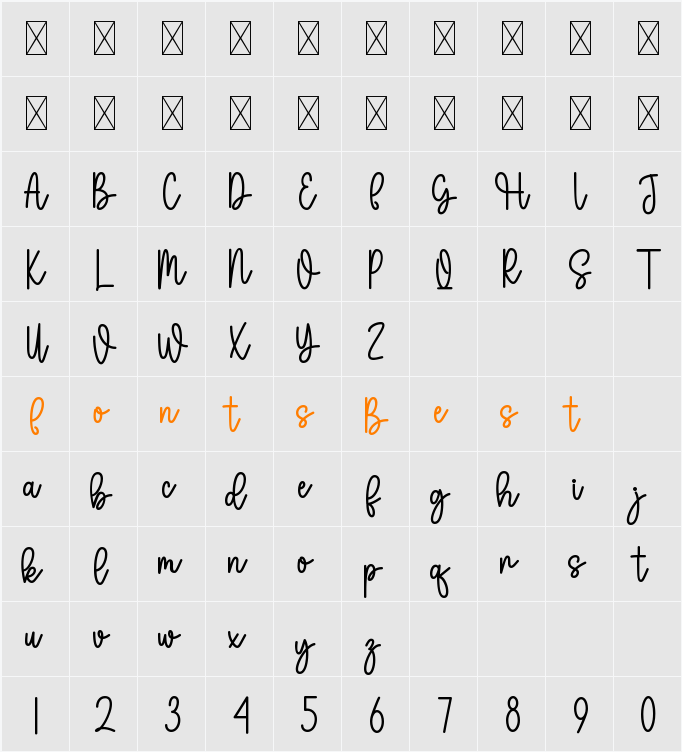 Magic Character Map