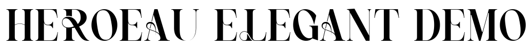 HEROEAU ELEGANT DEMO Font Image