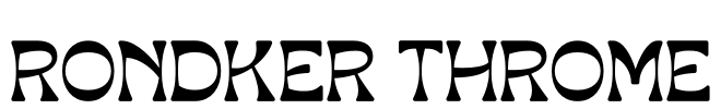 RONDKER THROME