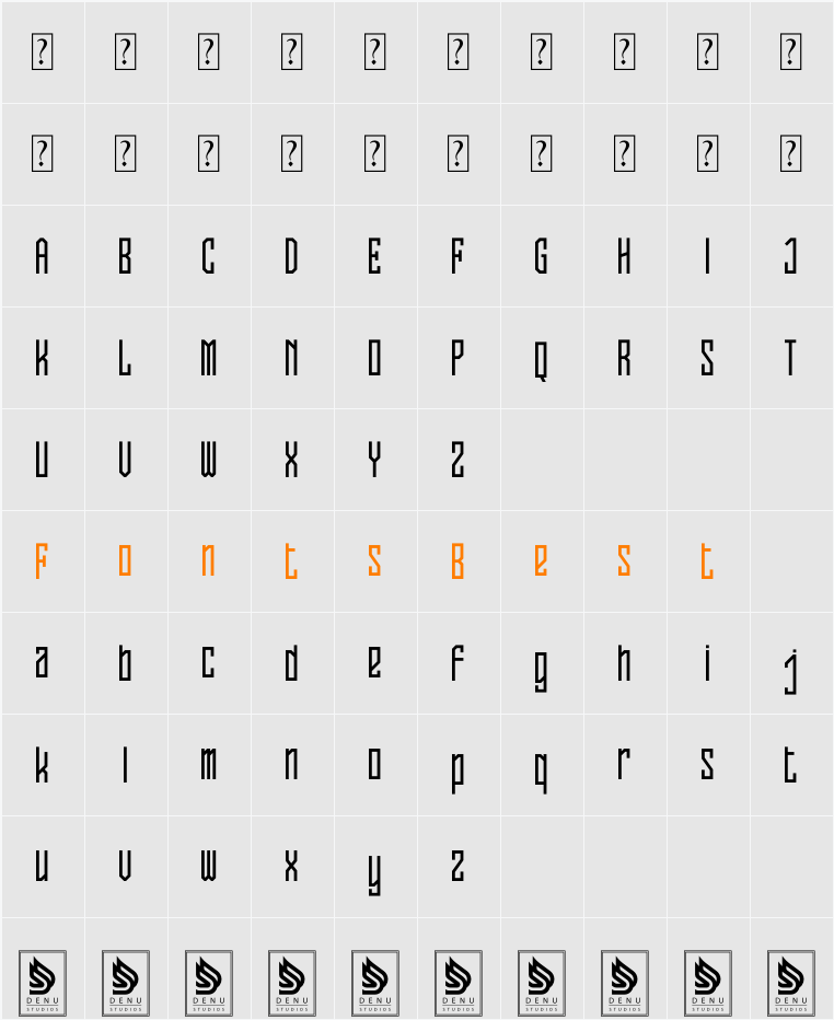 Saeyors Character Map