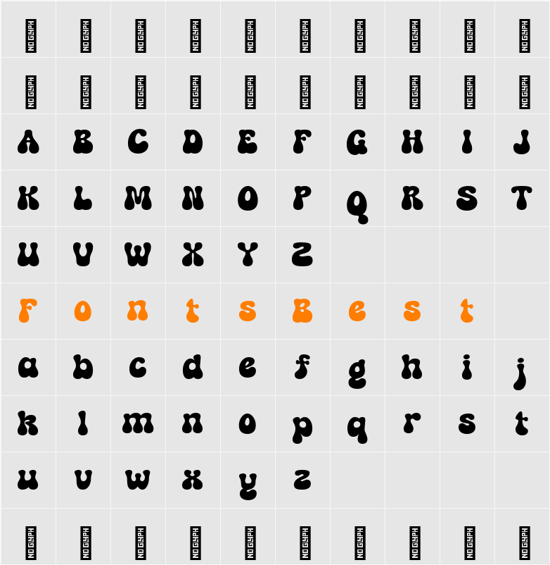 Retro Drink Character Map