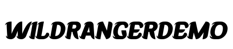 WildRangerDemo Font Image