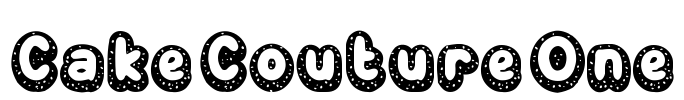 Cake Couture One Font Image