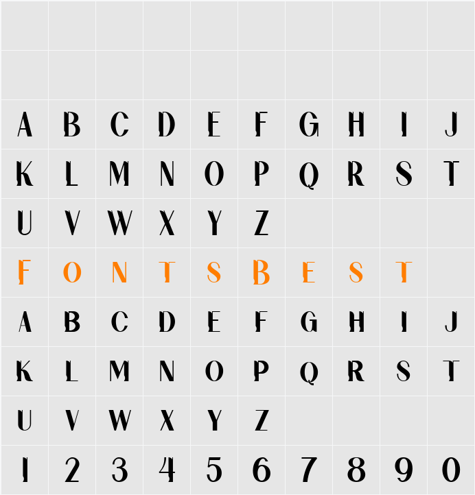 Morena FREE Character Map