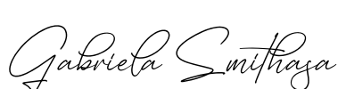 Gabriela Smithasa Font Image