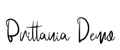 Brittania Demo Font Image