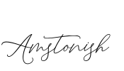 Amstonish Font Image
