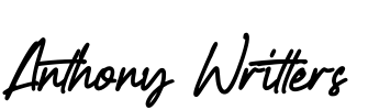 Anthony Writters Font Image