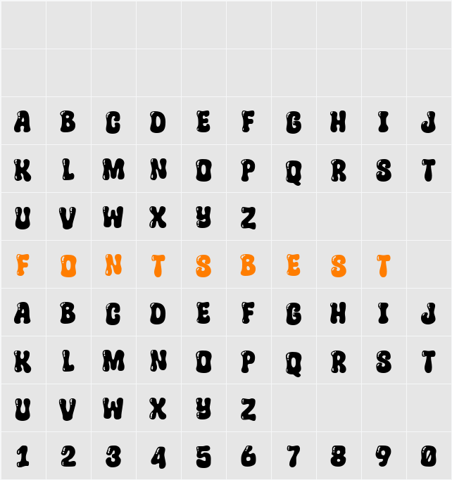 Super Shiny Character Map