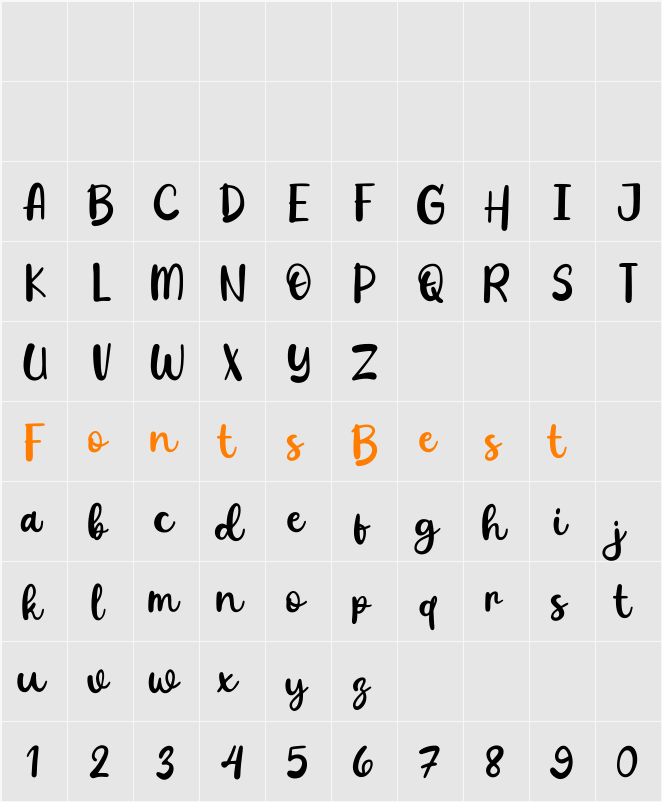 Hello Whistle Character Map