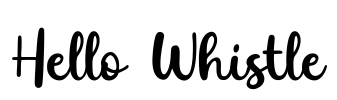 Hello Whistle Font Image