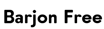 Barjon Free Font Image