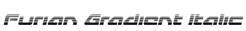 Furian Gradient Italic Font Image