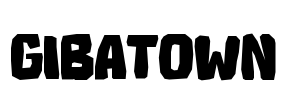 GIBATOWN Font Image
