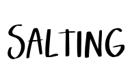 Salting Font Image