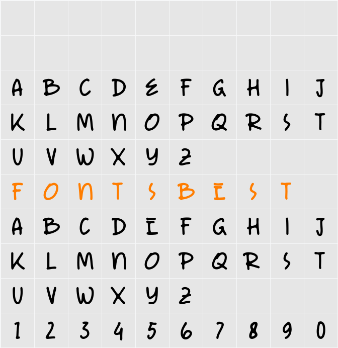 Murah Character Map