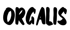Orgalis Font Image