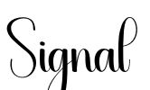 Signal Font Image