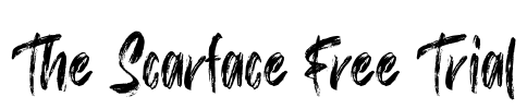 The Scarface Free Trial Font Image