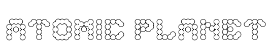 ATOMIC PLANET Font Image