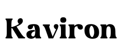 Kaviron Font Image