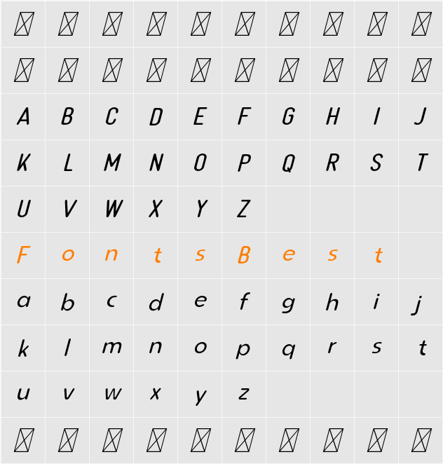 Karya Yang Di Niati ExtLt Ita Character Map