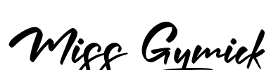 Miss Gymick Font Image