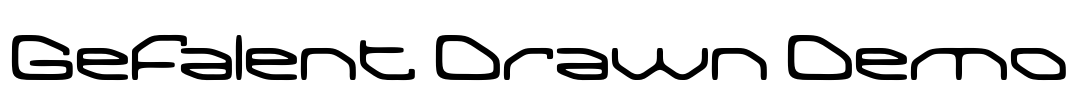 Gefalent Drawn Demo Font Image