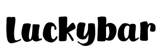 Luckybar Font Image