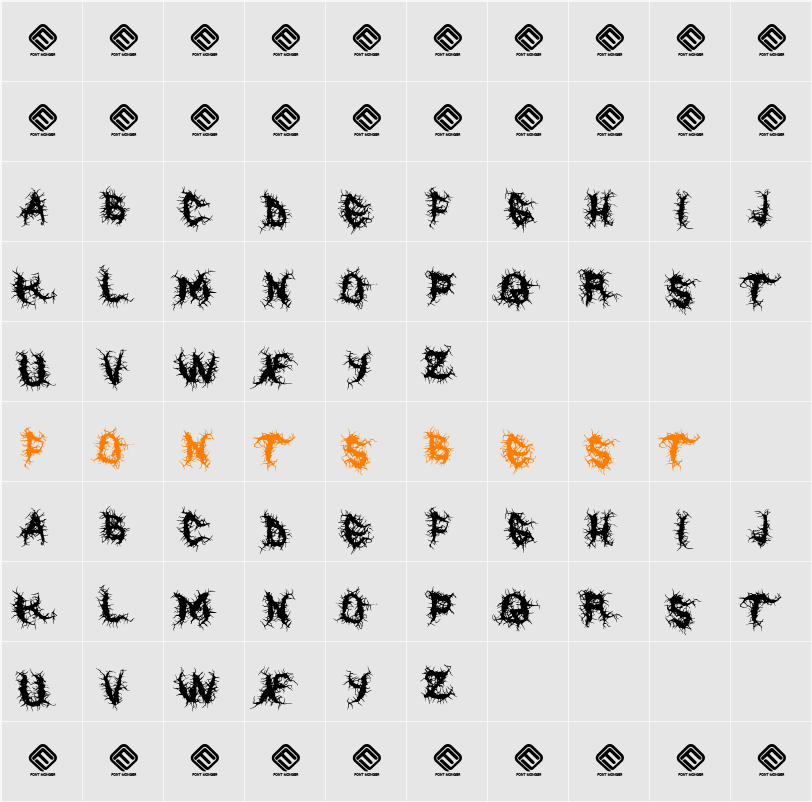 Raise the Dead Character Map