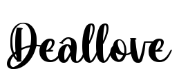 Deallove Font Image