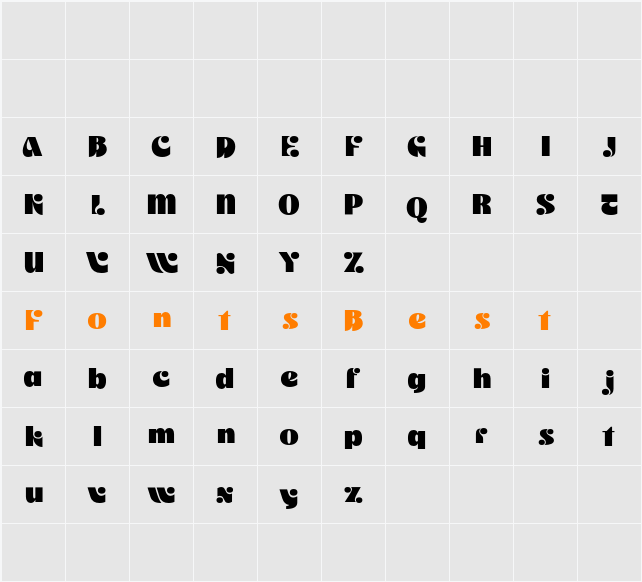 Vorline Demo Character Map