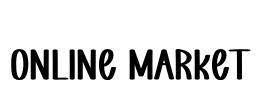 Online Market Font Image