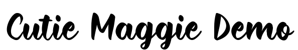 Cutie Maggie Demo