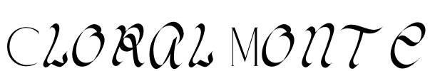 Cloral Monte Font Image
