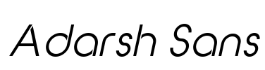 Adarsh Sans