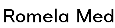 Romela Med Font Image