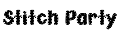 Stitch Party Font Image