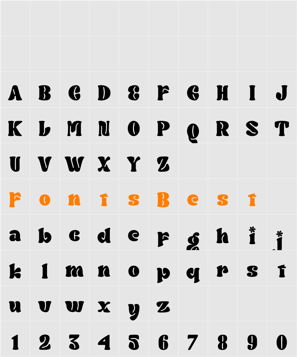 Deiya Character Map
