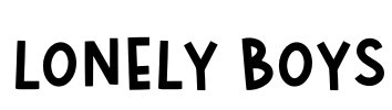 LONELY BOYS Font Image