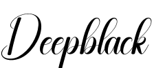 Deepblack Font Image