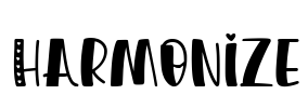 Harmonize Font Image