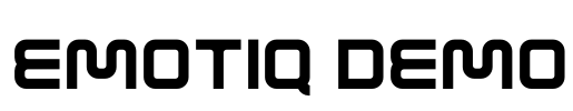 EMOTIQ Demo Font Image