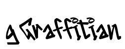 g Graffitian Font Image