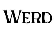 Werd Font Image